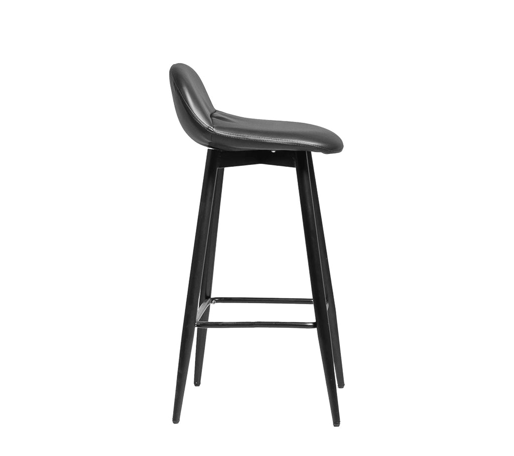 TABURETE DE BAR VELVED ESPALDAR BAJO
