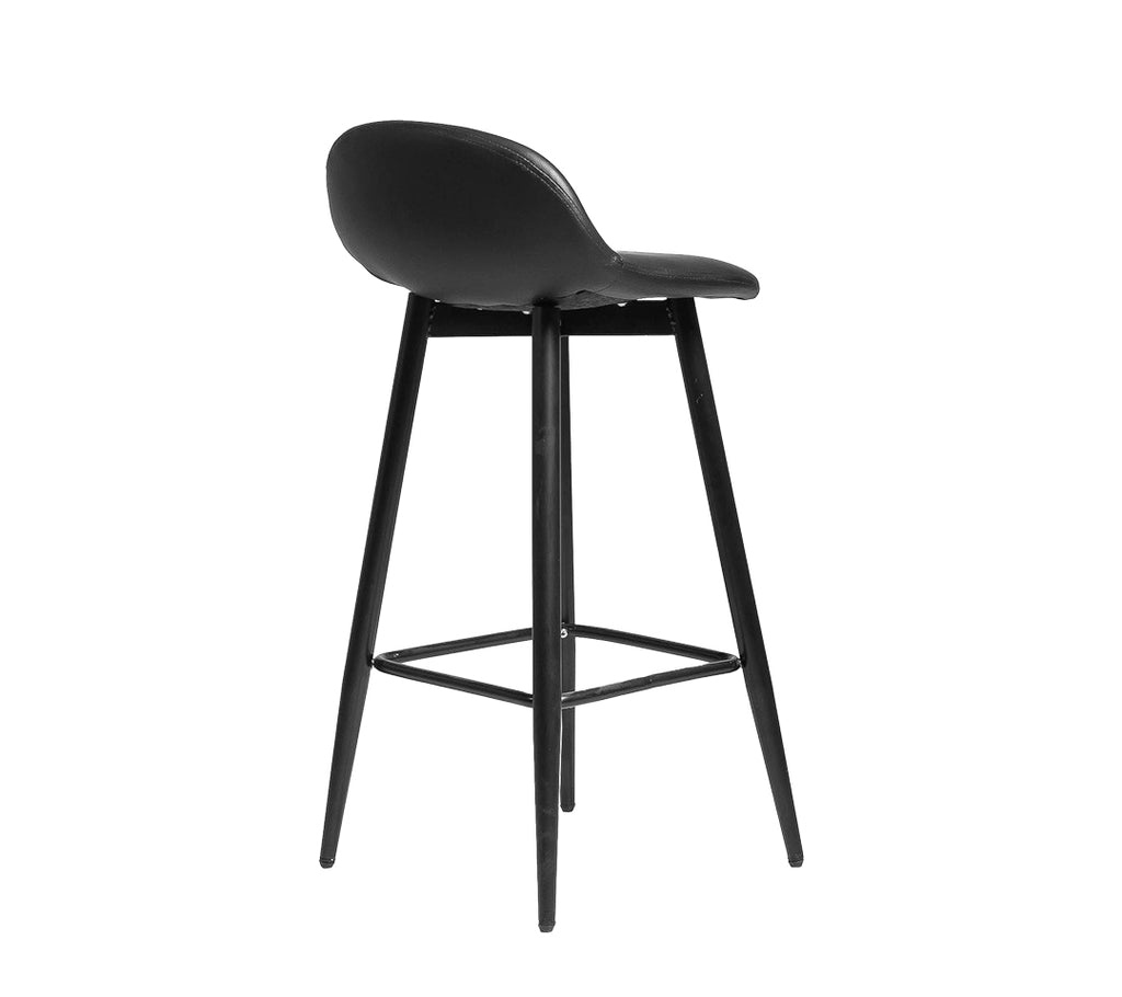 TABURETE DE BAR VELVED ESPALDAR BAJO