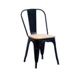 SILLA TOLIX ASIENTO DE MADERA