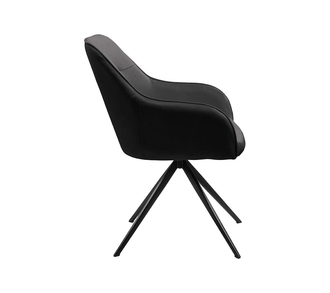 MARGOT Sillon de tela gamuzada