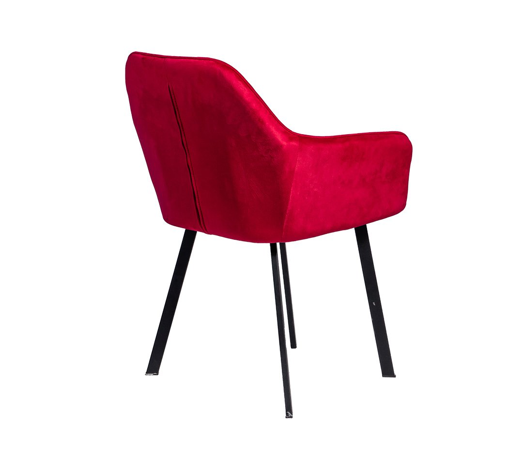 Velved Silla de tela gamuzada