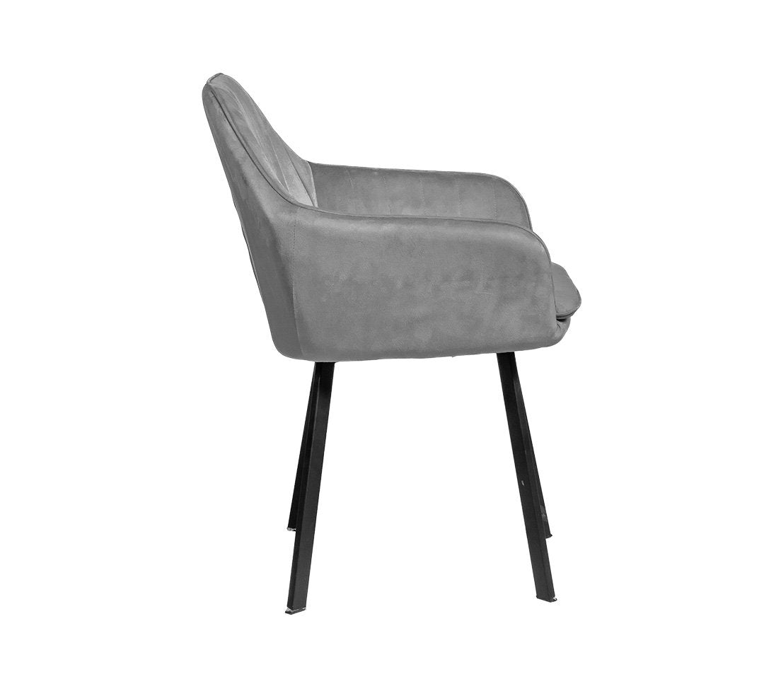 Velved Silla de tela gamuzada