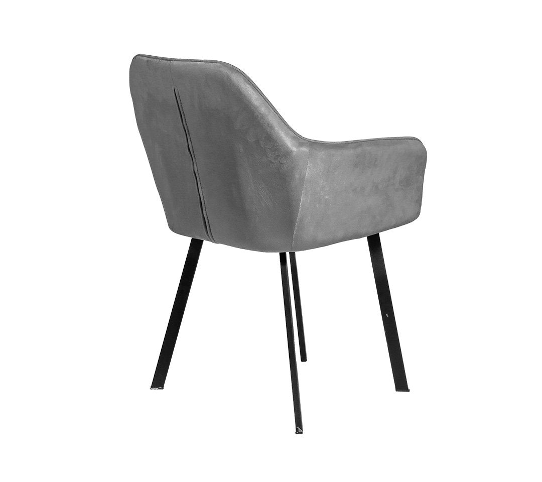 Velved Silla de tela gamuzada