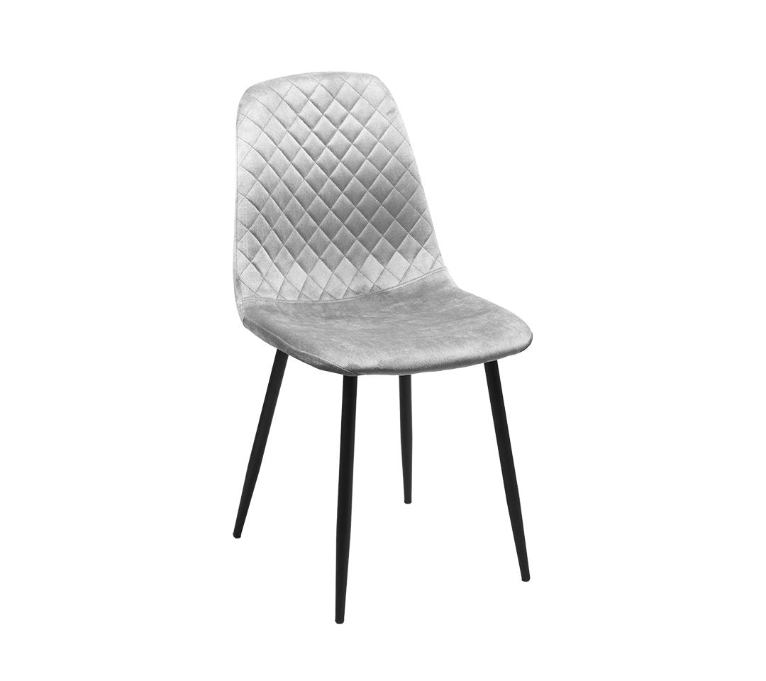 Vivian 2F Silla de tela gamuzada