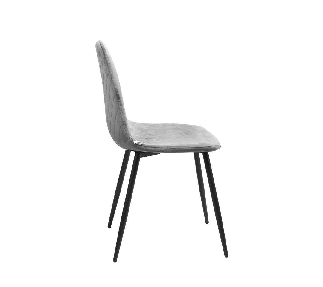 Vivian Silla de tela gamuzada