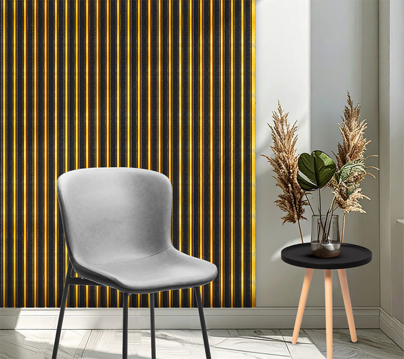 Wall Panel WPS CUERO AZUL OSCURO Y ORO