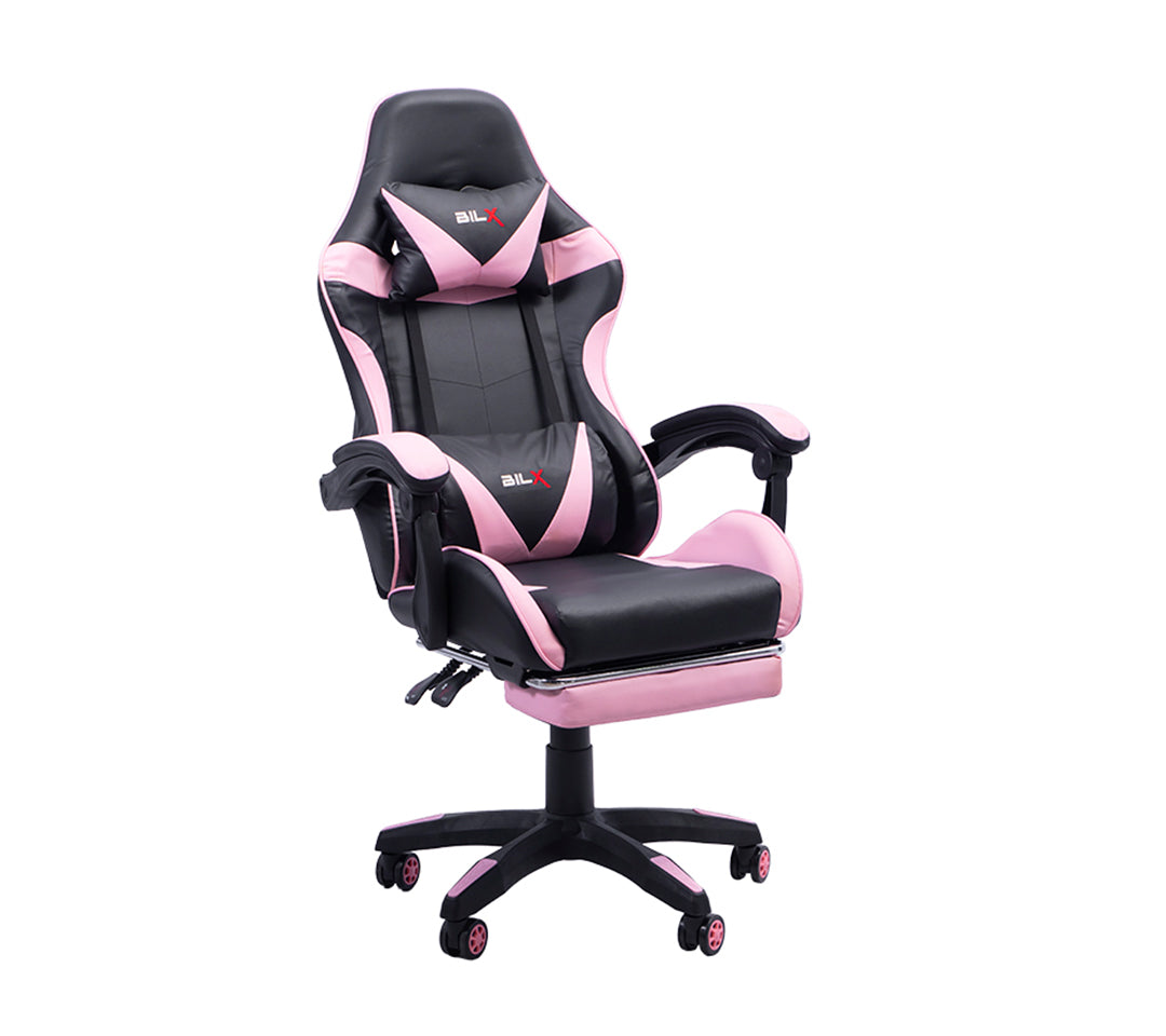 SILLA GAMER RACING X ROSADA