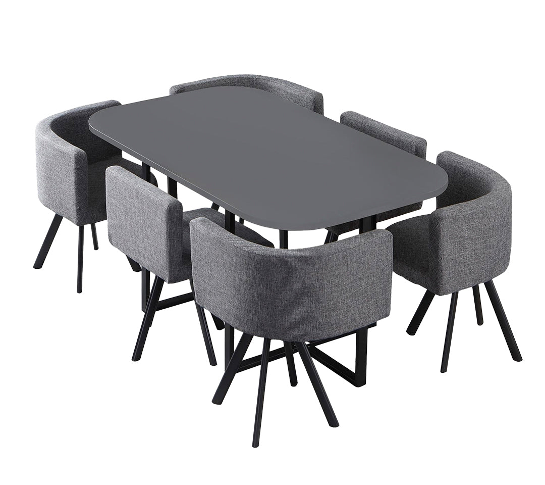 SET COMEDOR HOLAND TAPIZ 6 PUESTOS 150×90