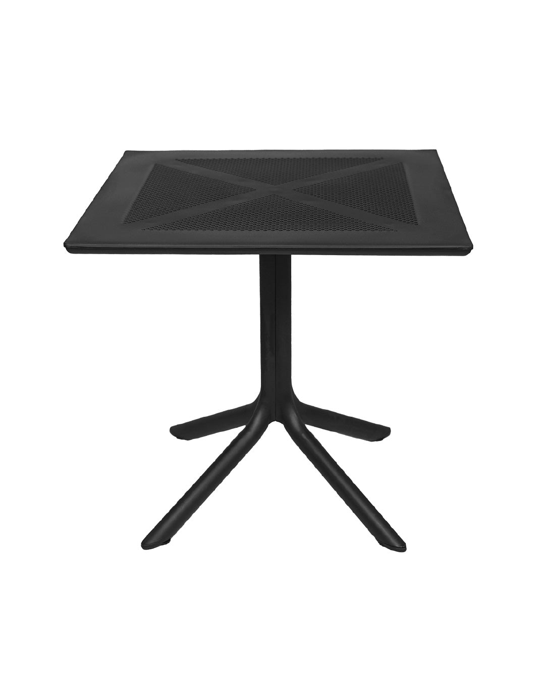 MESA CUADRADA SAFIRA COLOR NEGRO 80x80x75cm