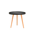 MESA REDONDA REVISTERO NEGRO 40x45cm
