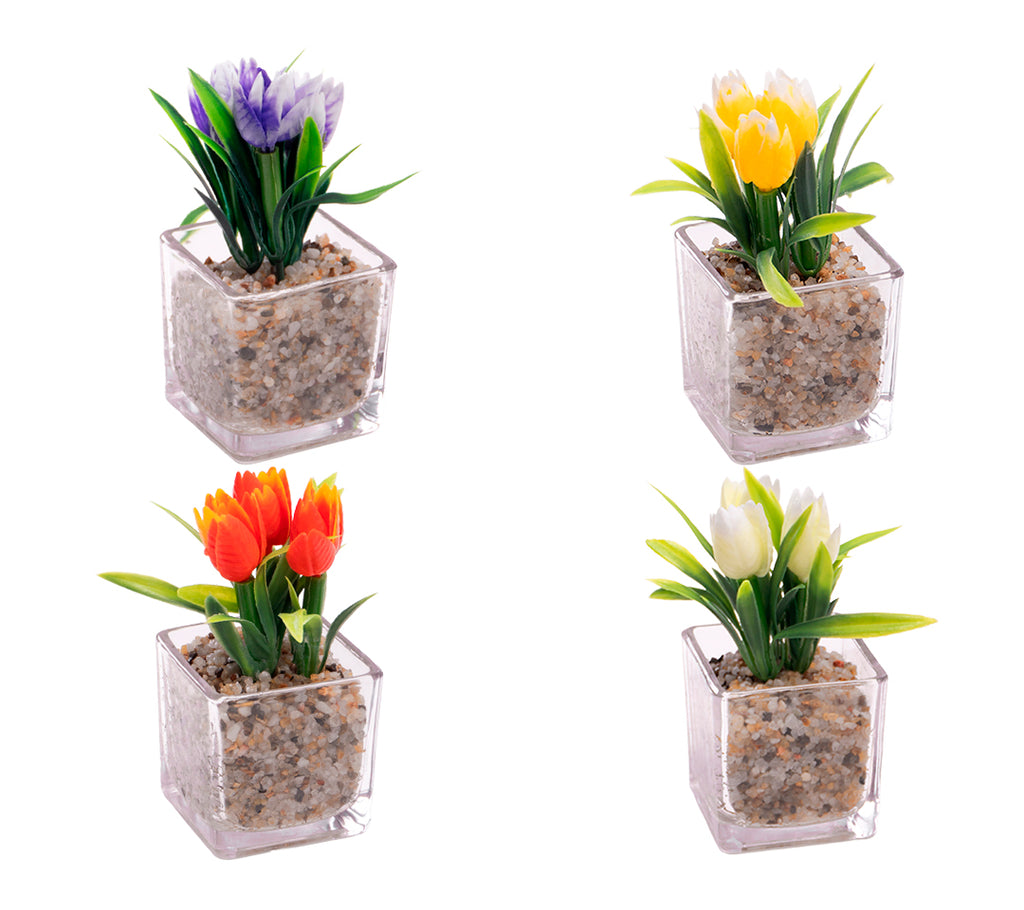 Flor Artificial Glass (Caja de 12 unidades) 10x5cm