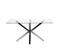 MESA COMEDOR VENECIA GLASS 6 PUESTOS 150x80x75cm